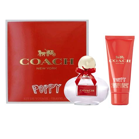 coach perfume set|coach perfume poppy gift set.